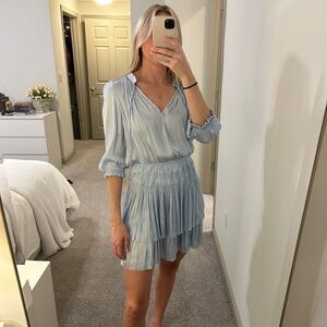 The Reset Light Blue Mini Dress